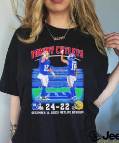 Official Tommy Cutlets NY Giants 24 22 Green Bay Packers December 11 2023 Metlife Stadium T Shirt