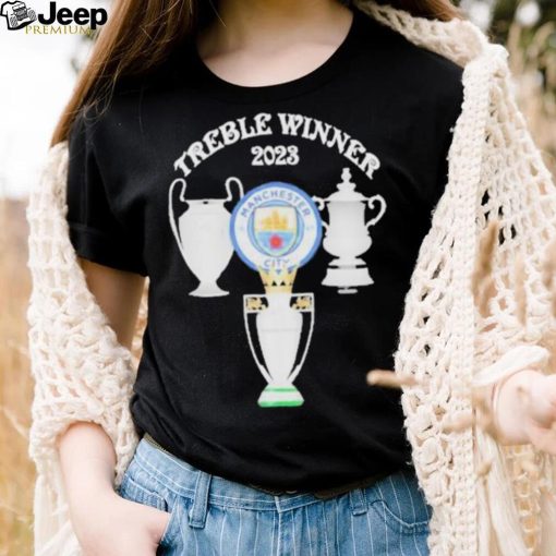 Official Treble Winners 2023 Manchester City Shirt