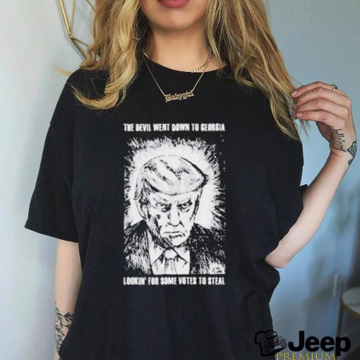 Official Trump Mugshot The Devil Went Down To Georgia Lookin’ For Some Votes To Steal Shirt