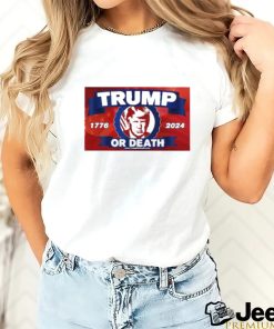 Official Trump Or Death 1776 2024 Flag T shirt