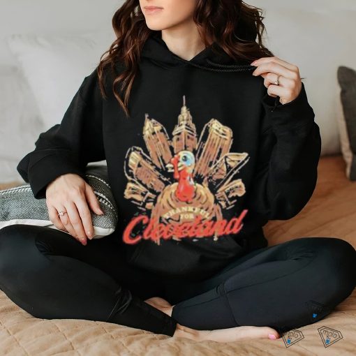 Official Turkey Cleveland City Thankful For Thanksgiving Day Shirt