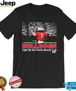 Official UGA Lights Hairy Dawg Shirt