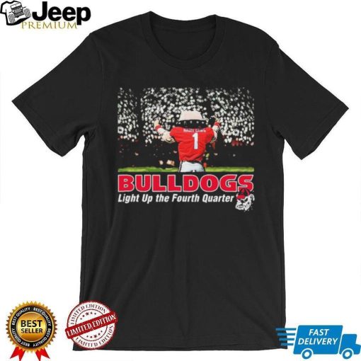 Official UGA Lights Hairy Dawg Shirt