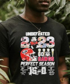 Official Undefeated Georgia Bulldogs Perfect Season T Shirt