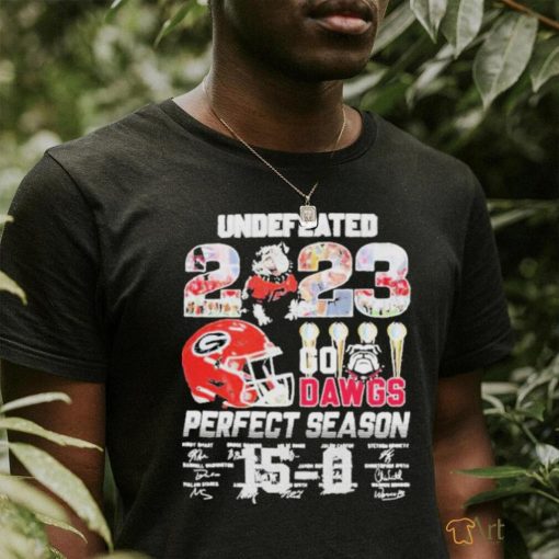 Official Undefeated Georgia Bulldogs Perfect Season T Shirt