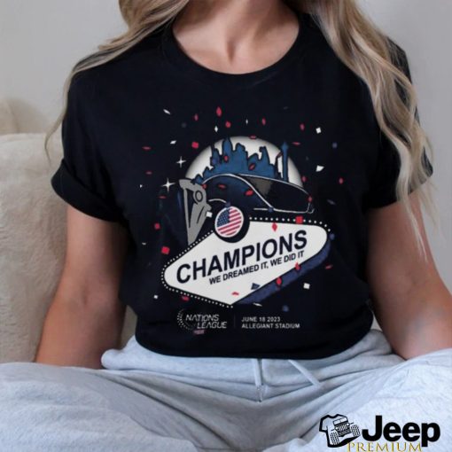 Official United state usmnt 2023 concacaf nations league champions Shirt