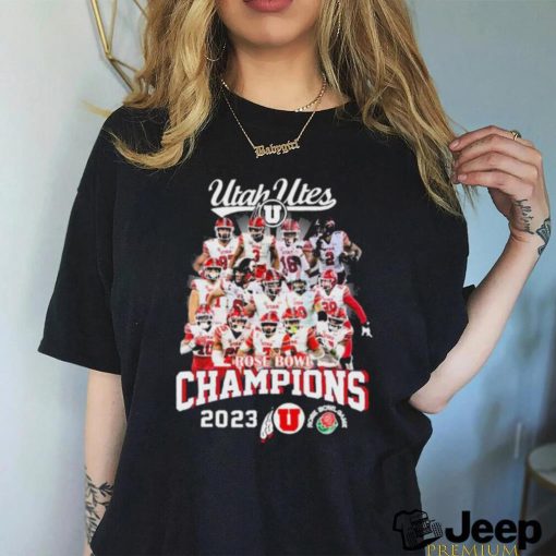 Official Utah Utes Rose Bowl Champions 2023 Team Shirt