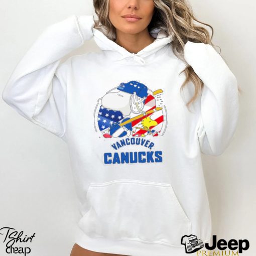 Official Vancouver Canucks Ice Hockey Snoopy And Woodstock NHL shirt