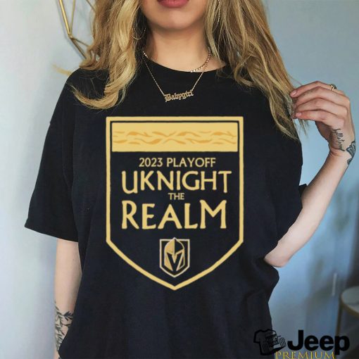 Official Vegas Golden Knights Uknight The Realm Slogan Shirt