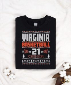 Official Virginia Ncaa Women’s Basketball Anthony Robinson 21 T Shirt