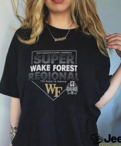 Official Wake Forest 2023 NCAA Division I Baseball Super Regional Winston Salem, NC shirt