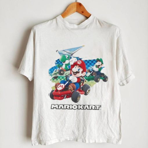 Official Walmart Merch Mario Kart Boys Rash Shirt