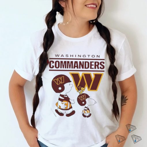 Official Washington Commanders Snoopy Charlie Brown Shirt