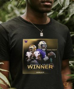 Official Washington Huskies 2023 CFB Playoff Maxwell Award Winner Best Player In College Football Shirt