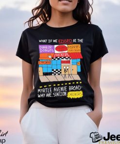 Official What If We Kissed At The Myrtle Avenue Broadway Ave Station Checkers shirt