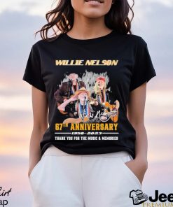 Official Will Nelson 67th anniversary 1956 – 2023 thank you for the memories signature shirt