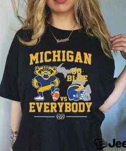 Official Wolverine Michigan Football Go Blue Vs Everybody shirt