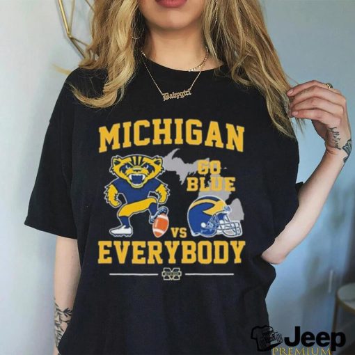 Official Wolverine Michigan Football Go Blue Vs Everybody shirt