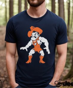 Official Wrestling Pete Black Tee Oklahoma State Cowboys Shirt