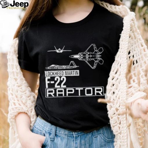 Official acepilot Apparel Lockheed Martin F 22 Raptor Shirt