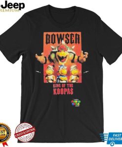 Official aiden129 super Mario Bros bowser king of the koopas boyfriend shirt