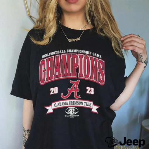 Official alabama Crimson Tide 2023 Sec Football Conference Champions T Shirt