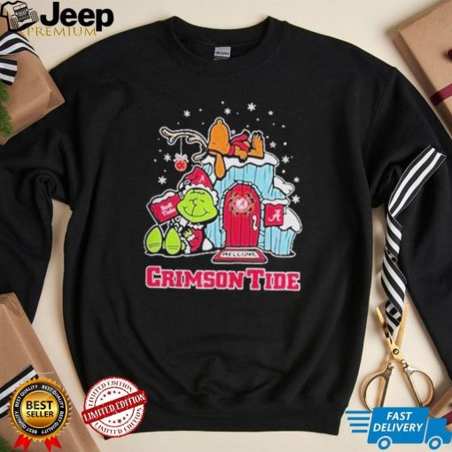 Official alabama Crimson Tide Grinch Nuts Welcome Christmas T Shirt