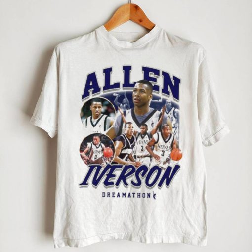 Official allen iverson georgetown T shirts