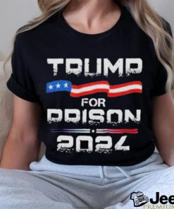 Official american Trump For Prison 2024 Veterans T shirt