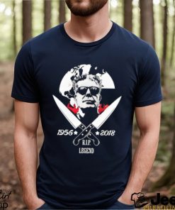 Official anthony bourdain rip legend 1956 2018 knife T Shirt