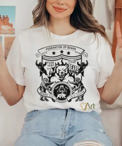 Official arcanebullshit Federation Of Bears Bears Are Very Strong Shirt