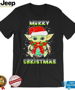 Official baby Yoda Hug Ornament Merry Christmas T shirt