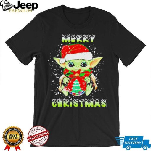 Official baby Yoda Hug Ornament Merry Christmas T shirt
