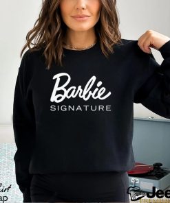 Official barbie Movie Merch Barbie Signature Logo Shirt