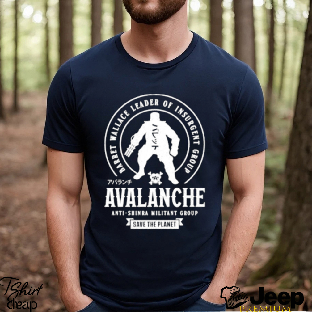 Official barret Wallace Avalanche Emblem T Shirt