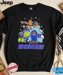 Official boise State Broncos Grinch Nuts Welcome Christmas T Shirt