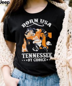 Official born usa Tennessee by choice mascot 2023 shirt