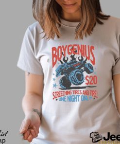 Official boygenius screeching tires and fire one fight only Shirt