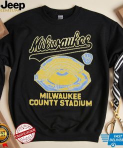 Official brewers Milwaukee County Stadium Shirt