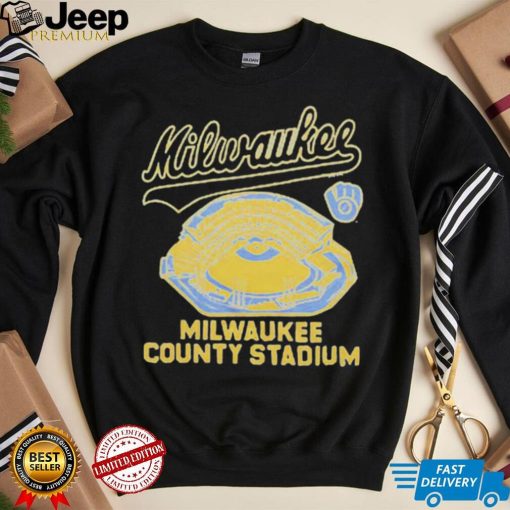 Official brewers Milwaukee County Stadium Shirt