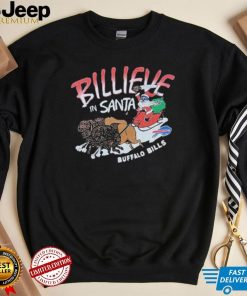 Official buffalo Bills Christmas Billieve In Santa T Shirt