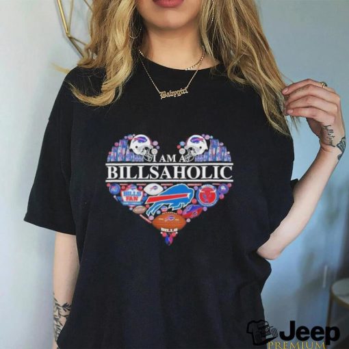 Official buffalo Bills logo heart 2023 shirt