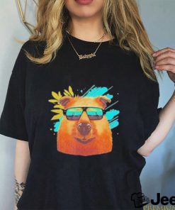 Official capybara Cute And Capybara cool sunglasses 2023 shirt