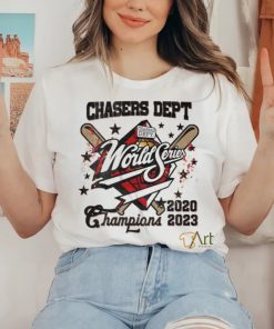 Official chasers Dept World Series 2023 Champions Tee Shirt