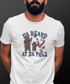 Official chicago Bears Christmas Da Bears At Da Pole T Shirt