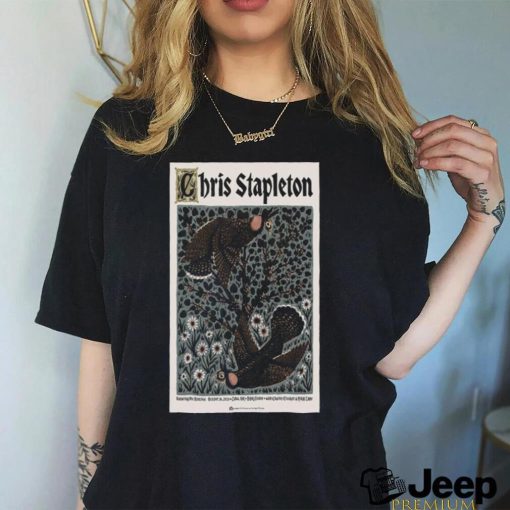 Official chris Stapleton Bok Center Tulsa, OK Event Poster October 26, 2023 shirt