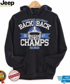 Official christian academy back 2 back 2023 football champioship red shirt