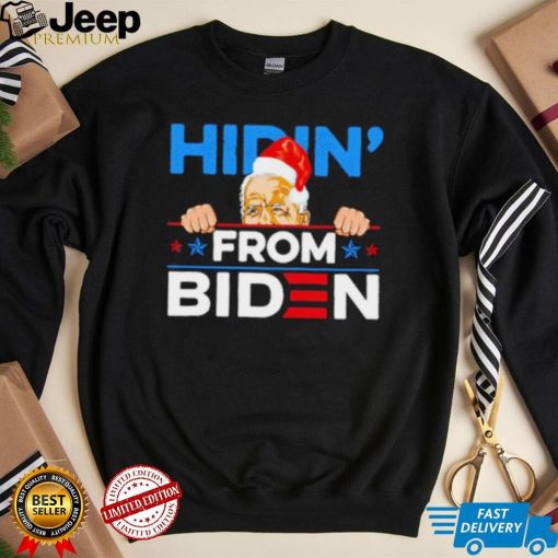 Official christmas Hiden from Biden shirt