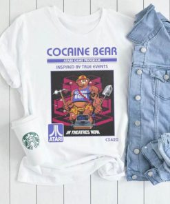 Official cocaine Bear atari game Program Inspired by true Events Shirt