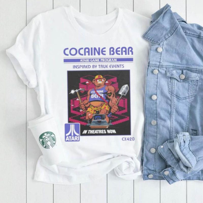 Official cocaine Bear atari game Program Inspired by true Events Shirt